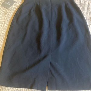 Liz Claiborne mid length black skirt